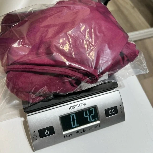 Andie Swim Santorini One-Piece Swimsuit Plum Burgundy Size Small Eco-Friendly - Picture 15 of 15